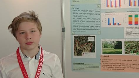Juhan Tuulik sai õpilaste teadustööde riiklikul konkursil eriauhinna