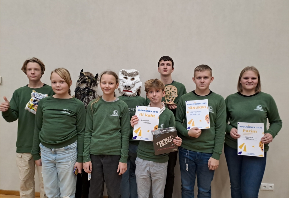 Koolivikkeri mõõduvõtus 3. koht